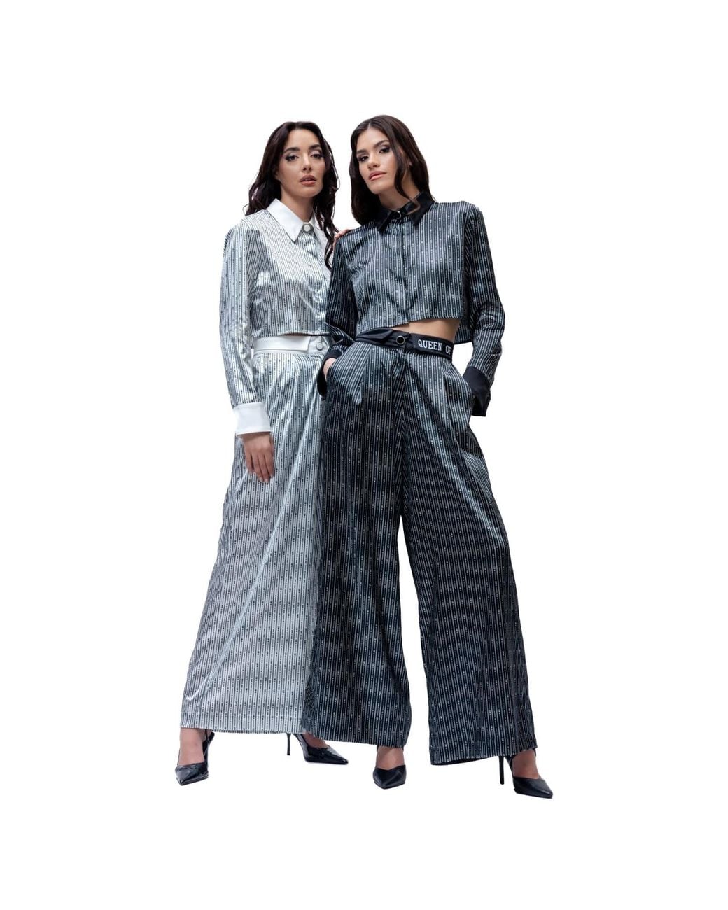 Vazaf Gray Monogram Pants