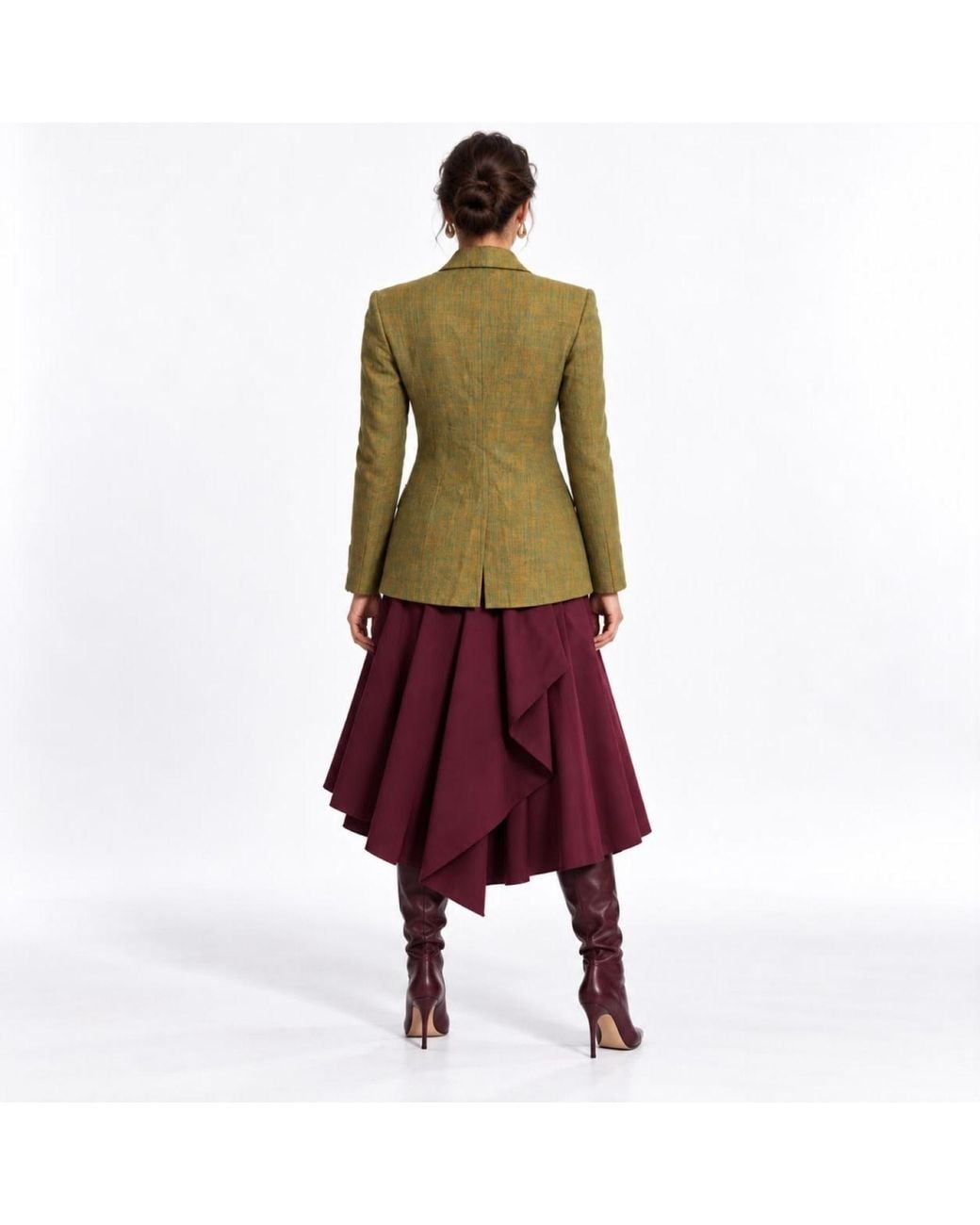 Zasta Studio Green The Heritage Double-Breasted Blazer