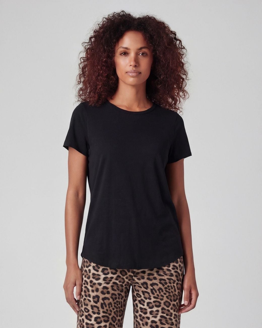 Lords of Harlech Black Katherine Cap Sleeve Top