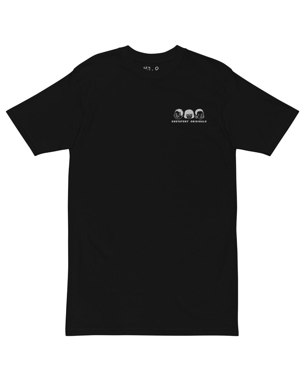 Anchor and Crew Black Gustatory Originals Because No Good Day. Heavy Cotton Embroidered T-Shirt