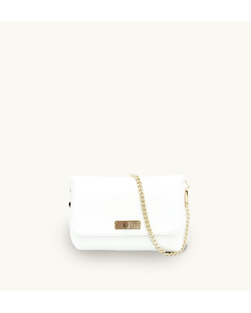 Apatchy London White The Maisie Mini Leather Bag