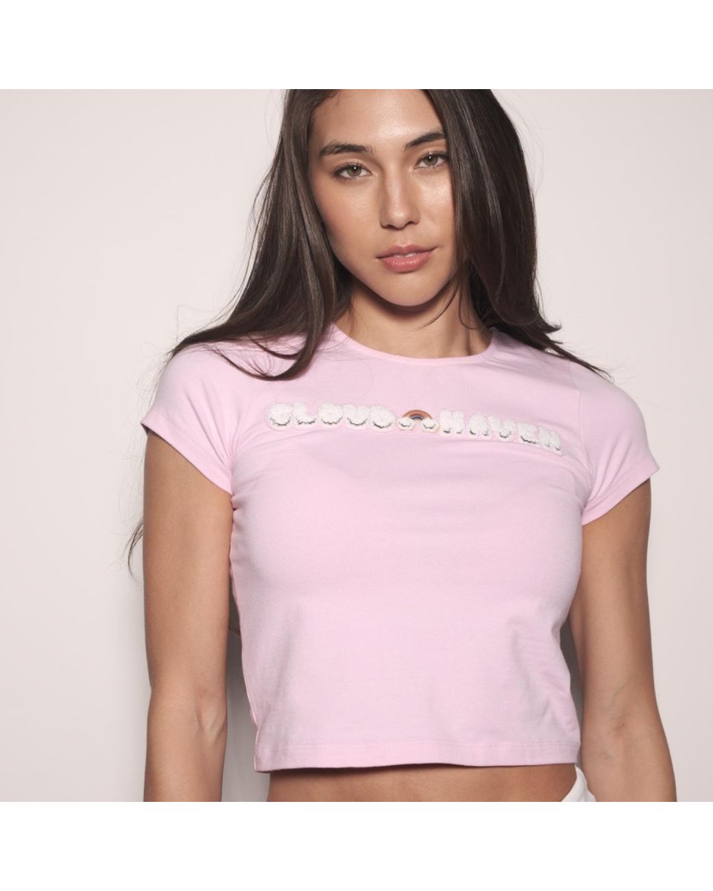 Cloud Haven Pink Baby Tee