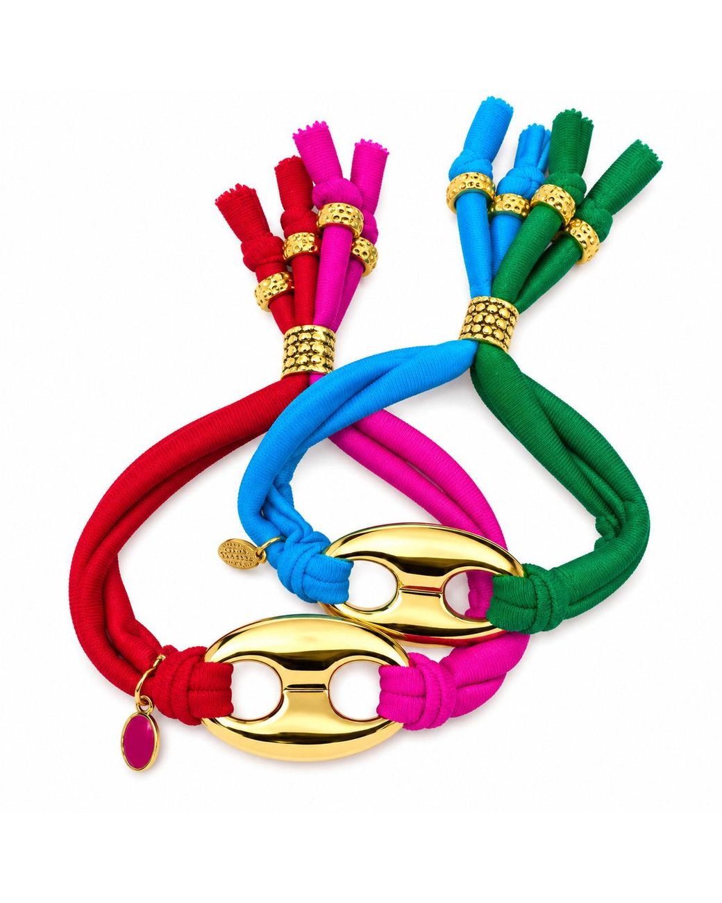 Persia Dona Jewelry Blue Giant Bubble X Stretchy Bracelet