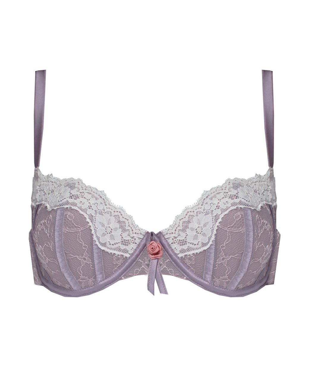 Tallulah Love Multicolor Silk Keepsake Underwired Balconette Bra