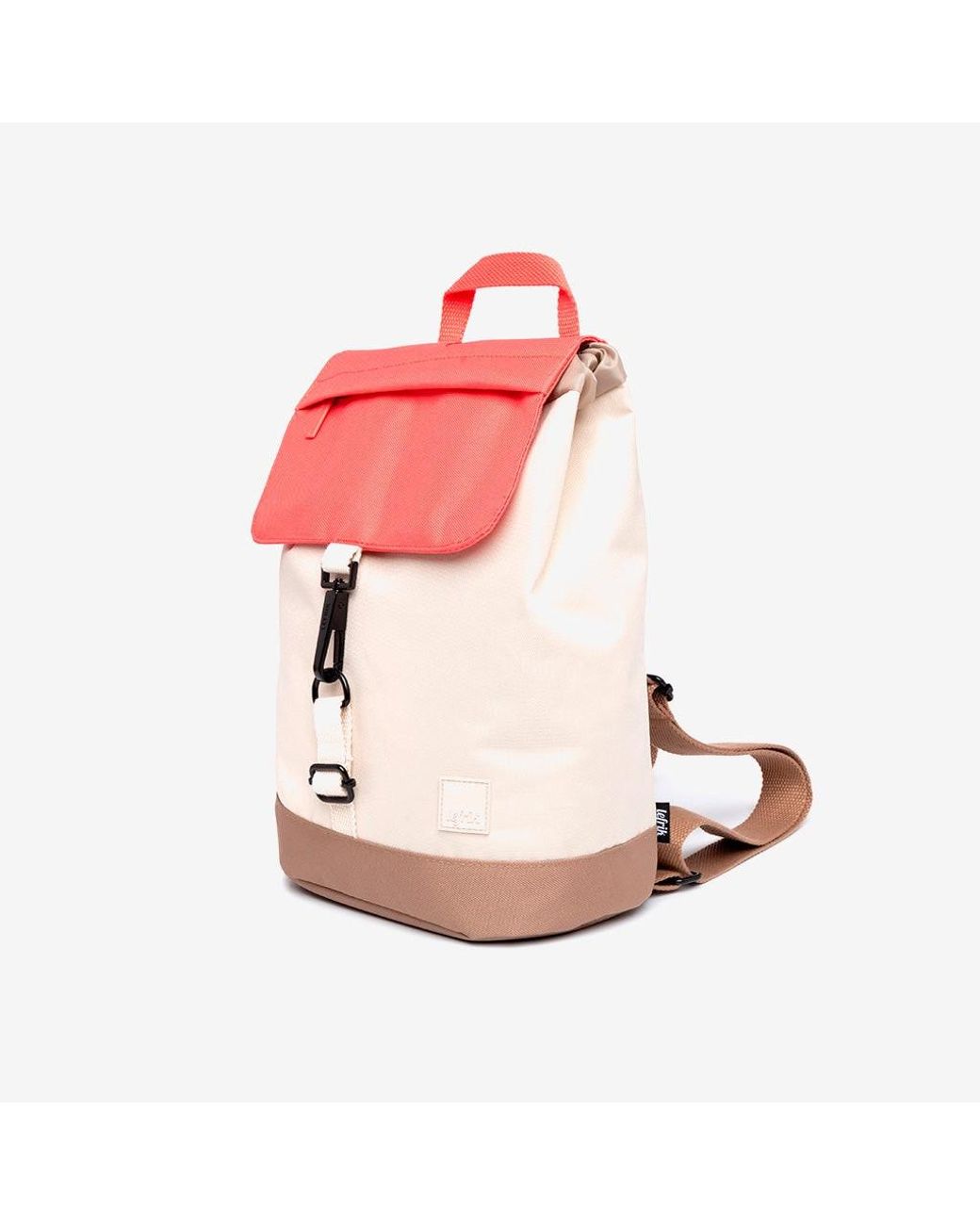 Lefrik Pink Kaut Mini Backpack Sunset Block