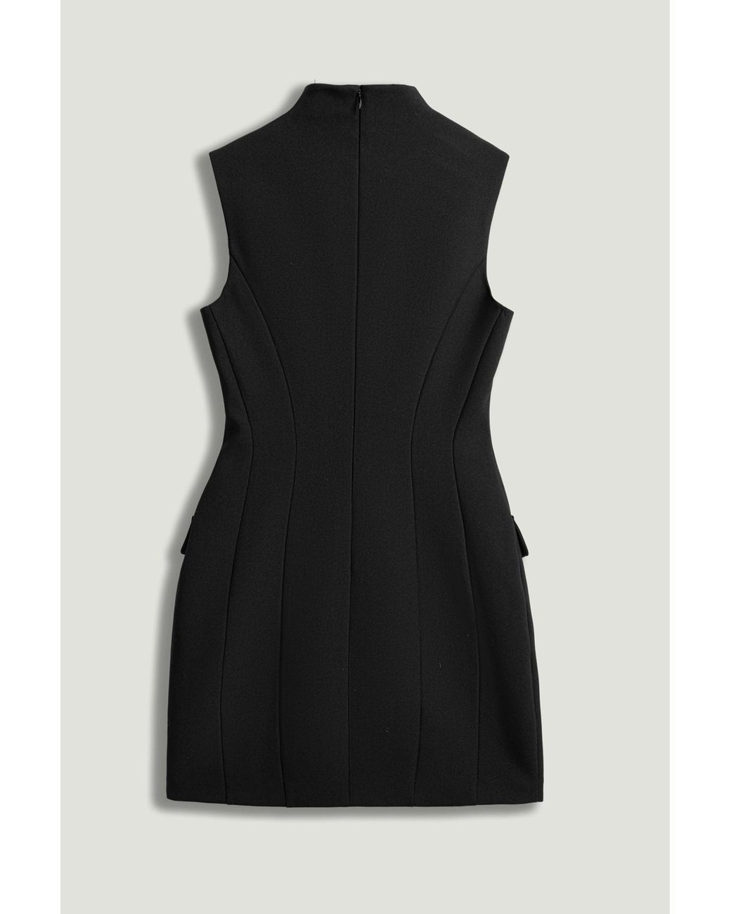 Nocturne Black Tailored Mini Dress
