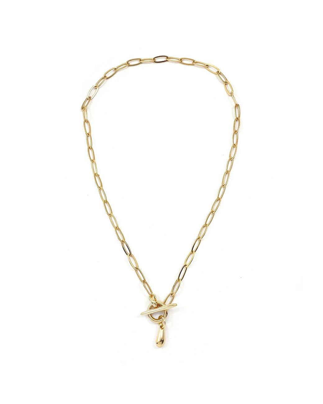 Biko Jewellery Metallic Fine Chainlink Collar
