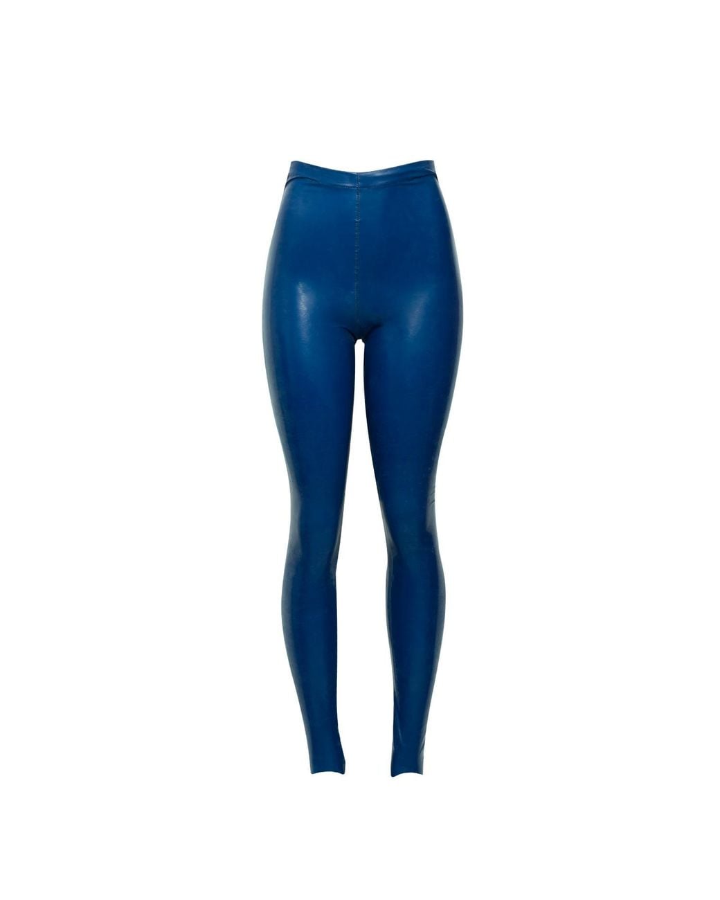 Paloma Lira Blue Latex Leggings