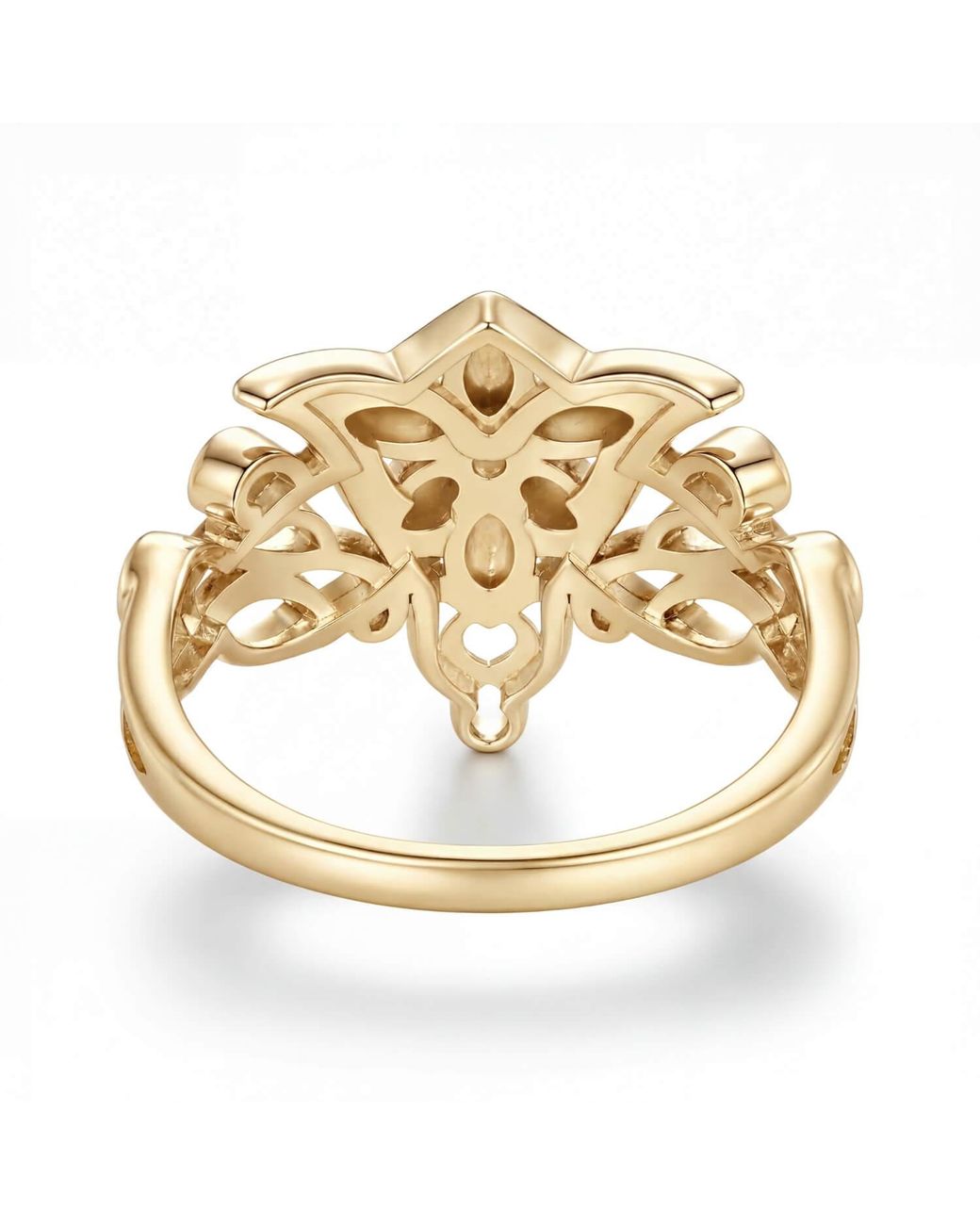 Azura Jewelry New York Metallic Evenfall Star Ring Vermeil