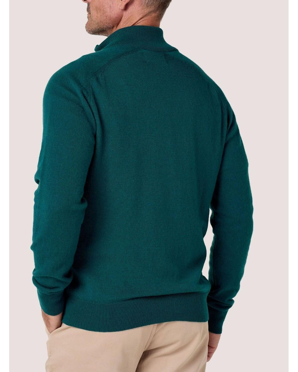 Koy Clothing Green Quarter Zip for men