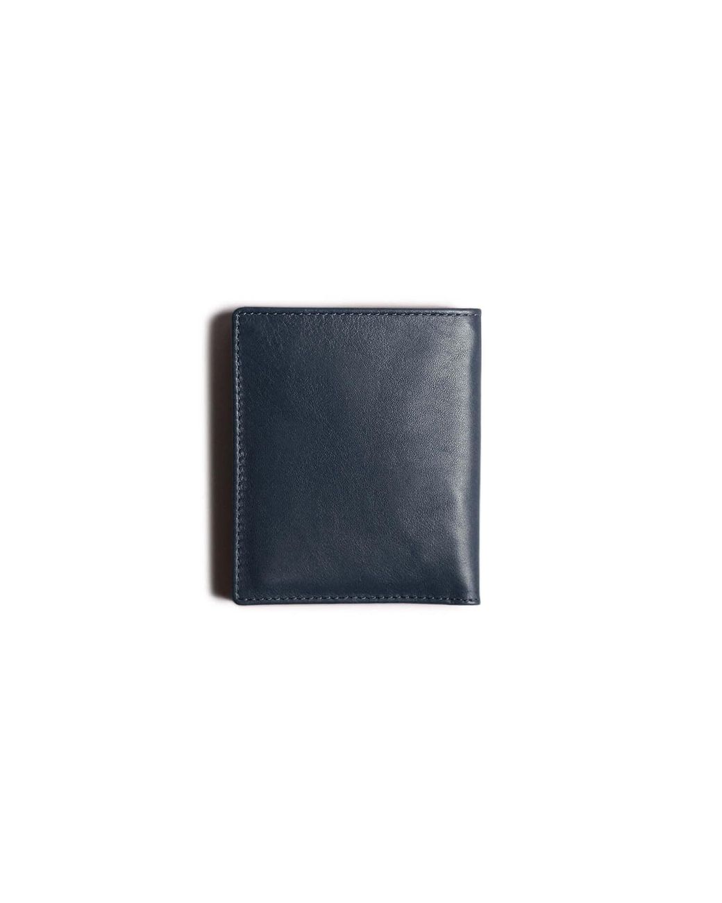 Harber London Blue Leather Bifold Wallet With Rfid Protection for men
