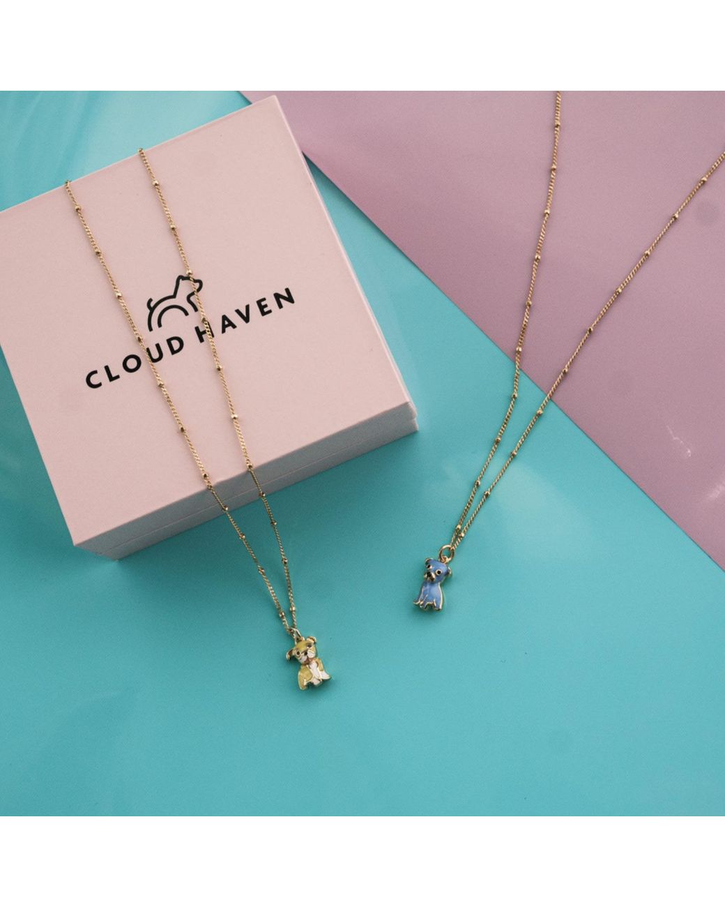 Cloud Haven Metallic Mini Pittie Sweetie Pendant