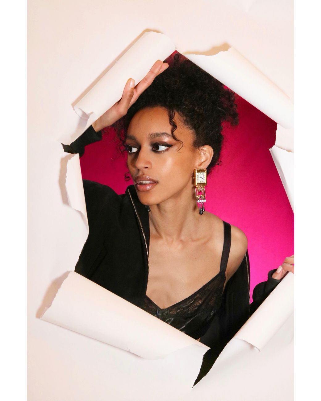 Vicki Sarge Black Salvador Earrings