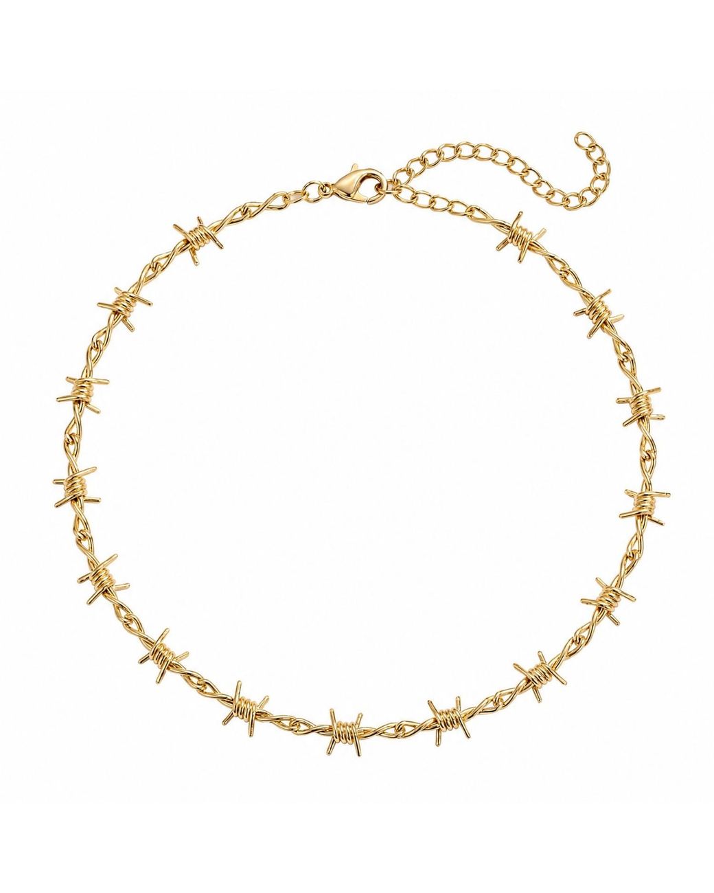 The M Jewelers Metallic The Barb Wire Choker Danielle Guizio X