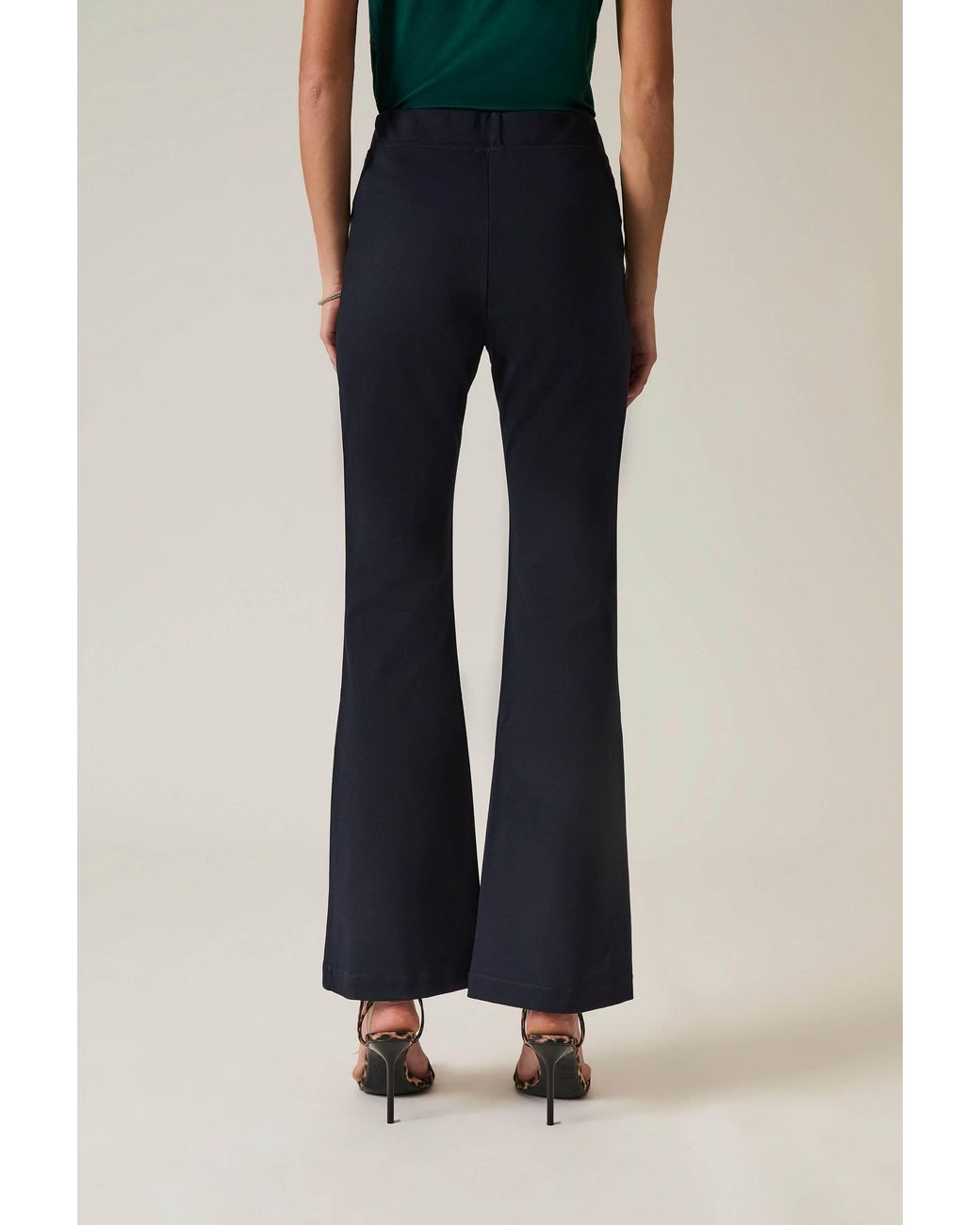 James Lakeland Blue Bootleg Trousers
