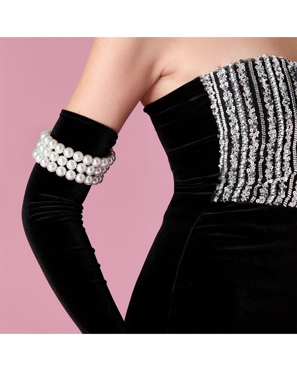 Nur Karaata Black Isadora Dress