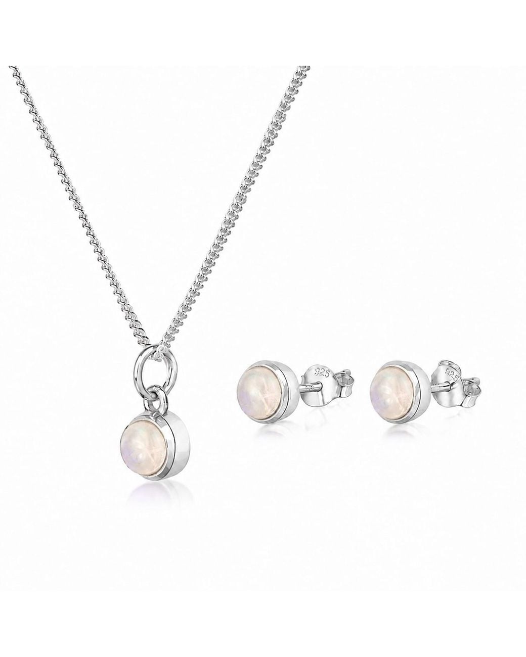 The Jewellery Store London White June Birthstone Jewellery Set
