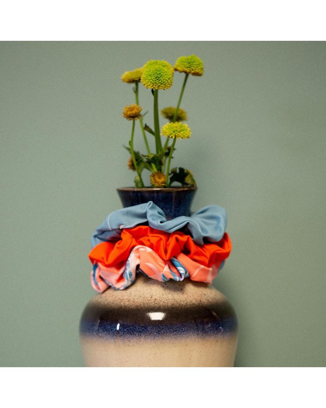 Aulala Paris Blue Surprise Bag Of 3 Hair Scrunchies