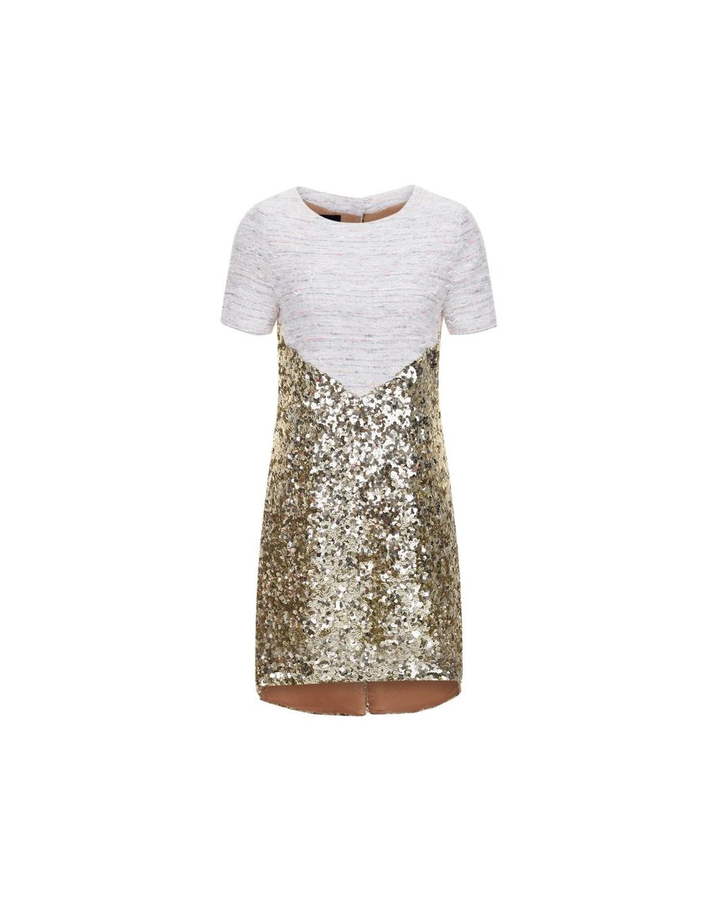 RUE AGTHONIS Natural Littoral Petit Golden Dress