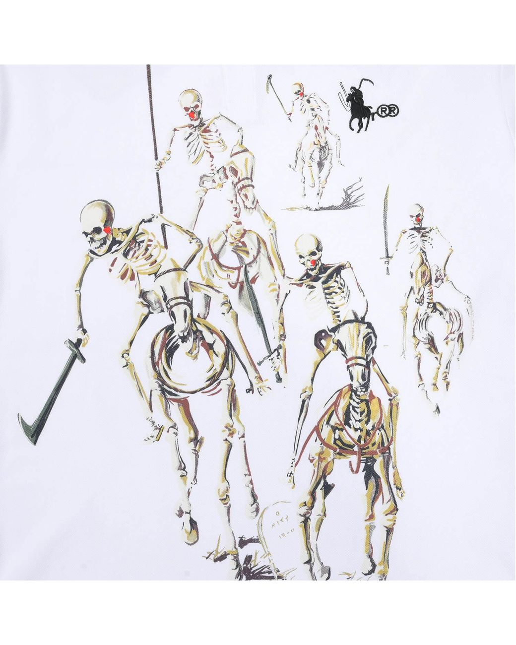 VERYRARE Blue Skeleton Polo for men
