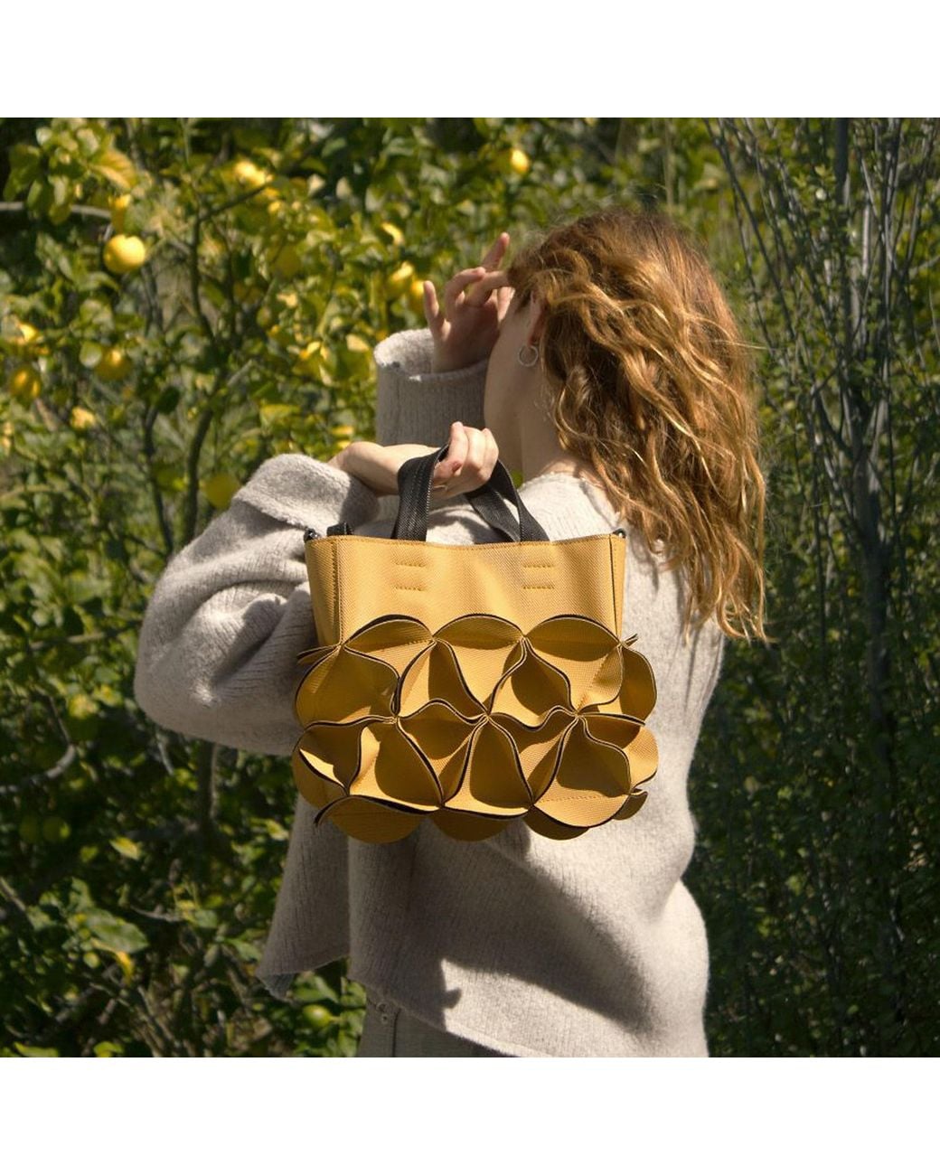 ELEMOOD_Japan Yellow Blossom Small Handbag