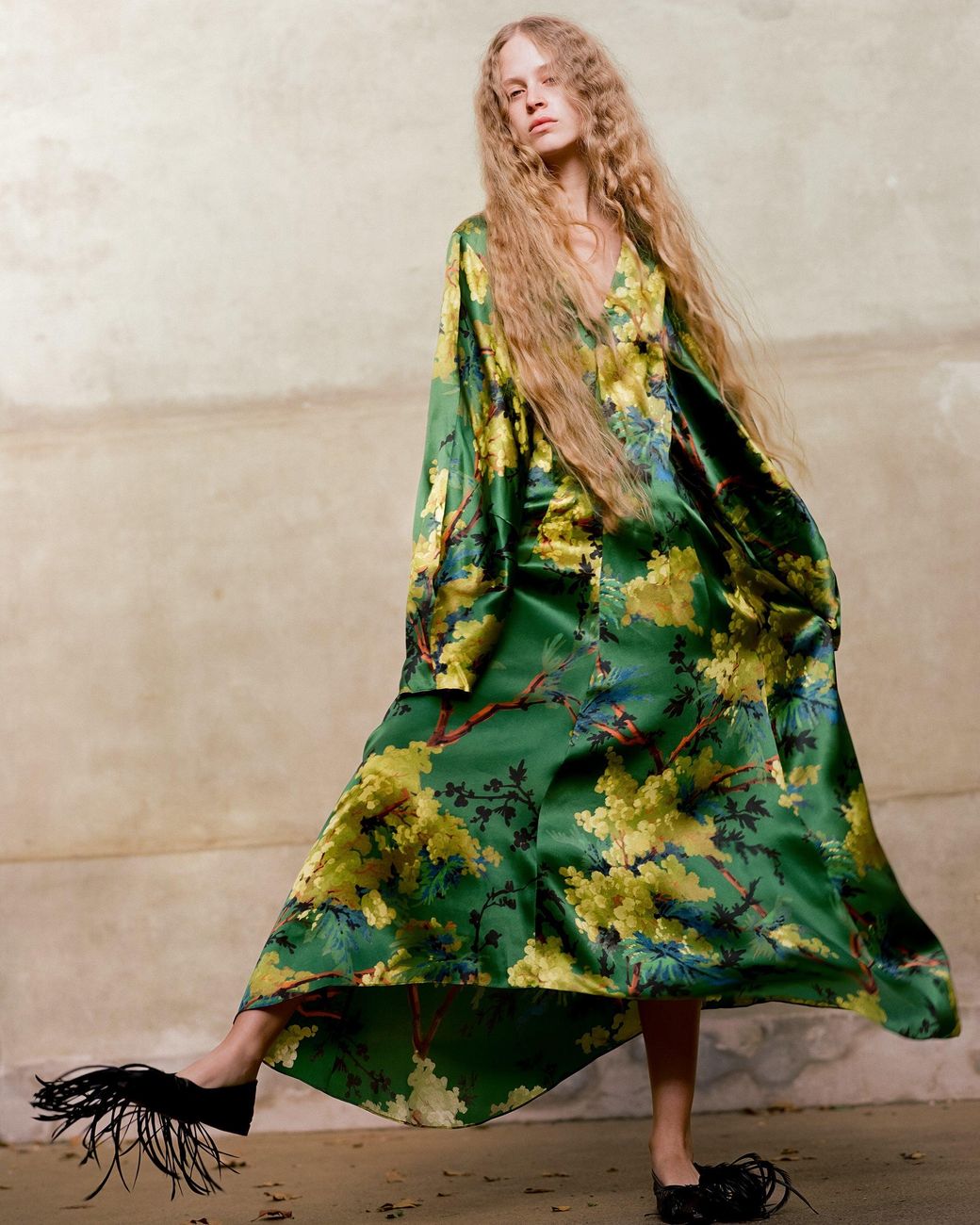 Klements Green Virginia Dress
