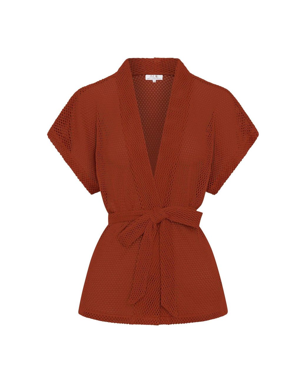 ARMS OF EVE Brown Sardinia Wrap Top