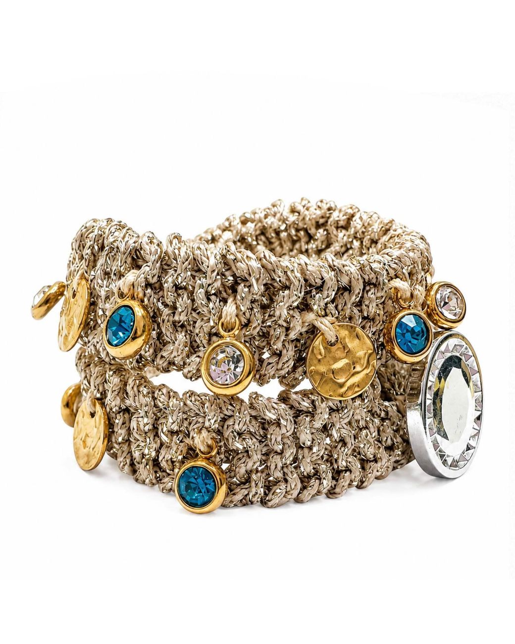 Hilo De Mar Metallic Double Bracelet