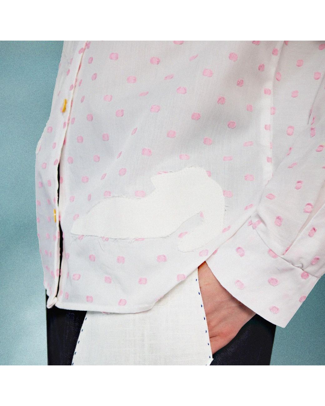 Maison Louis White And Cotton Shirt for men