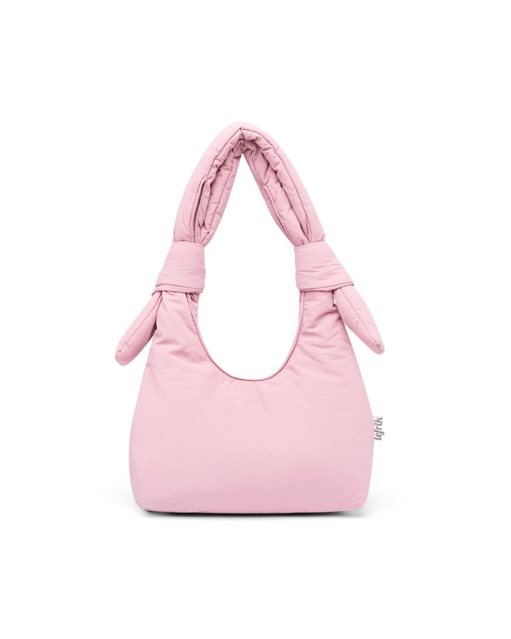 Lefrik Pink Biwa Puffy Mini Bag Rose