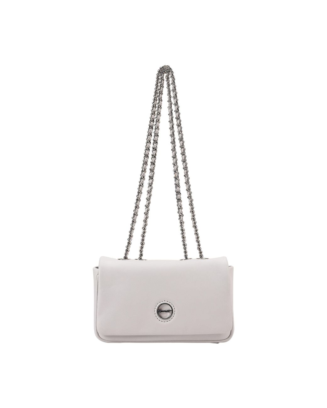 Paul Costelloe Gray Moxie Leather Crossbody Bag
