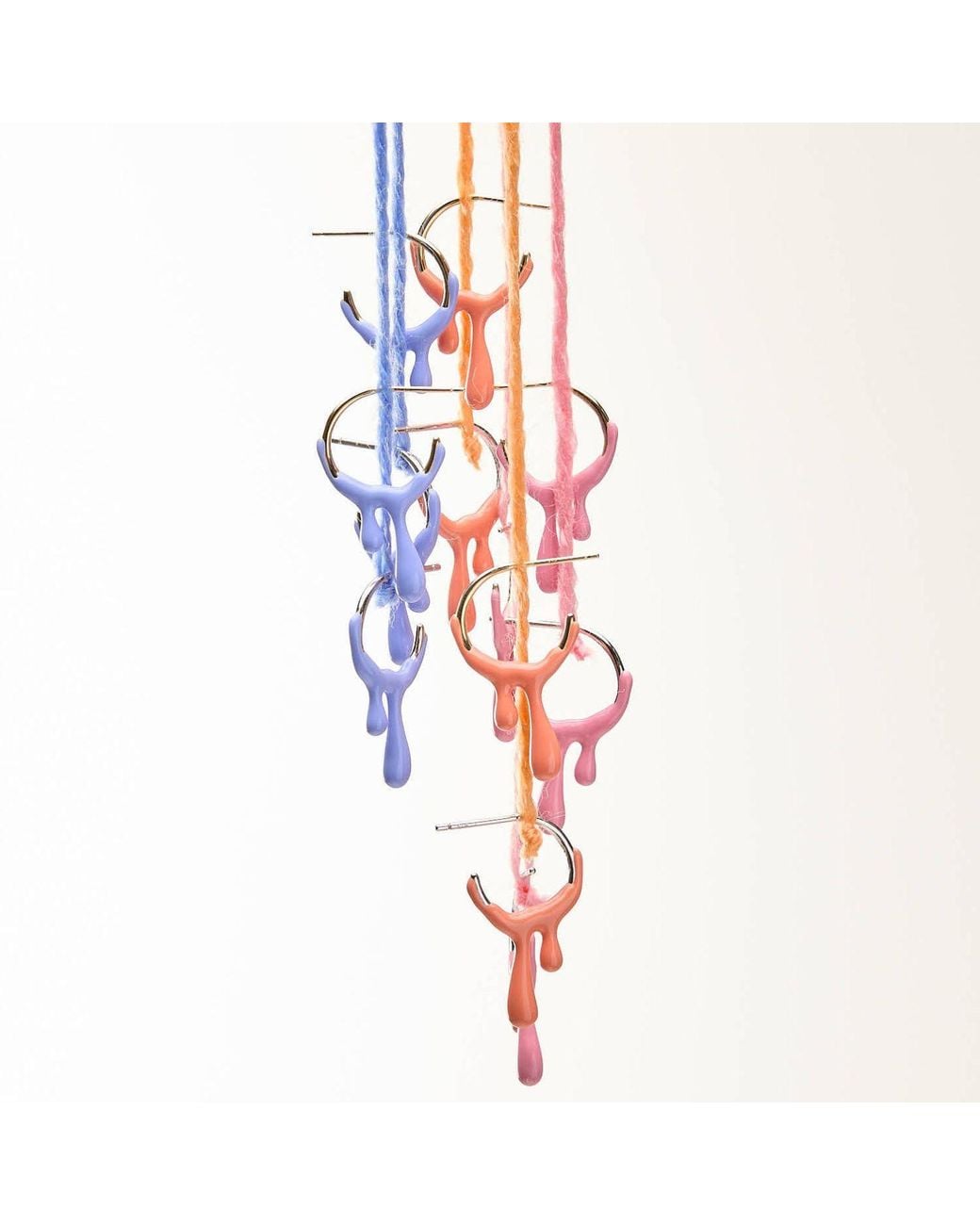 Dolcetto Designs Metallic Gelato Tangerine Hoop