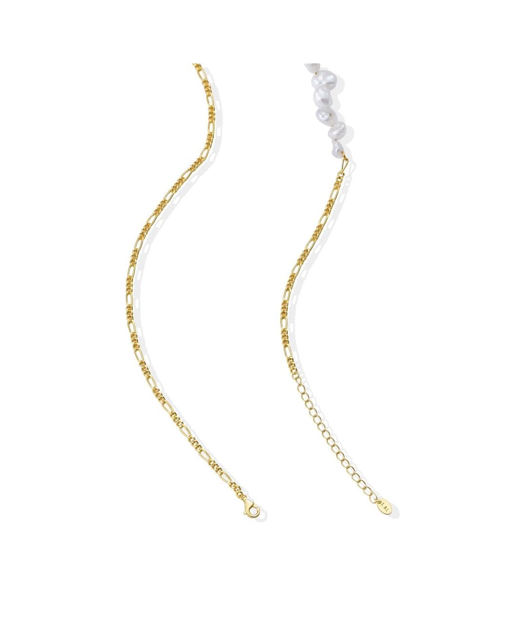 Lait & Lune Metallic Nassa Pearl Necklace