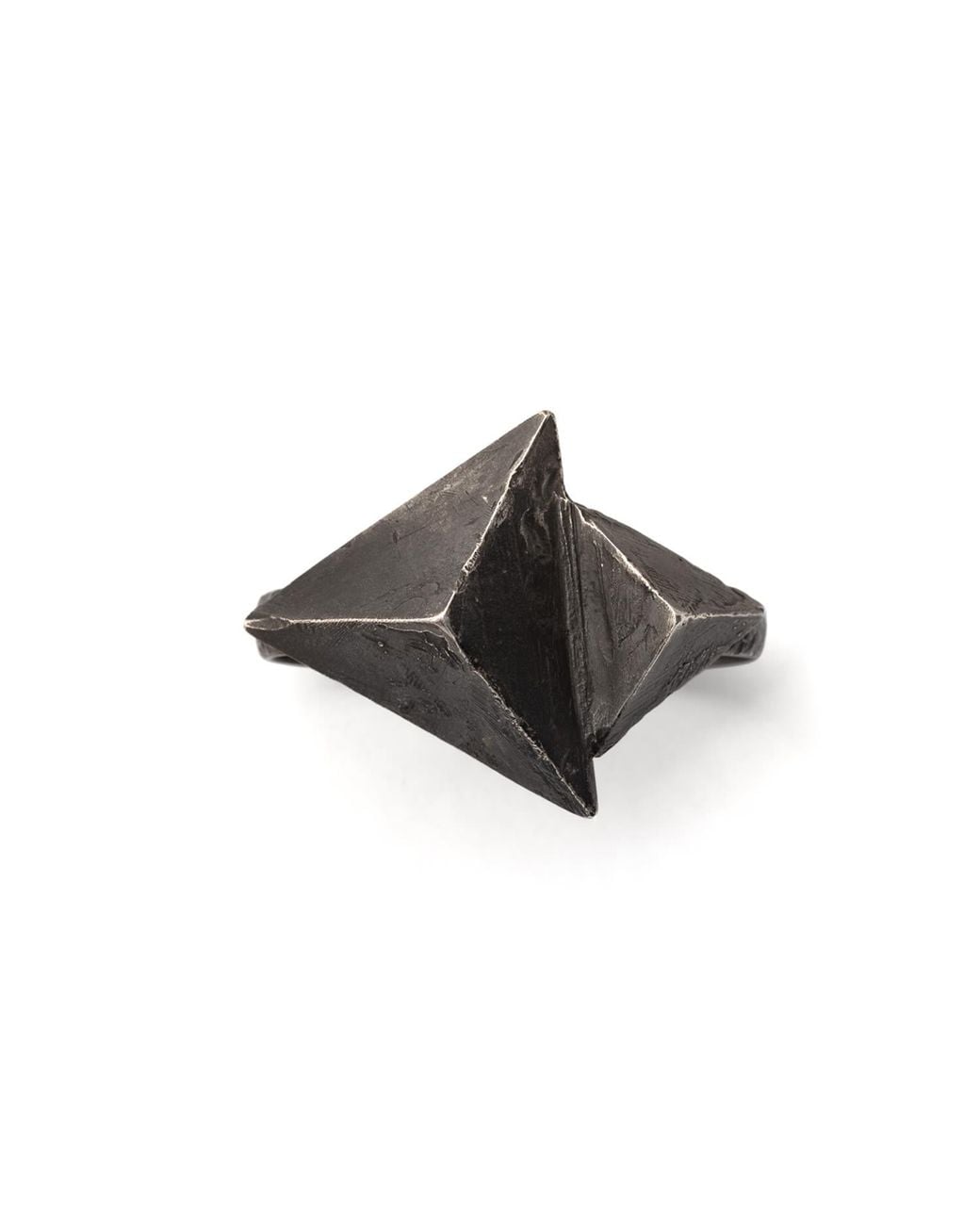 Zula Jewelry + Design Black Triangle Multi Finger Ring, Small, Ancient Future Collection