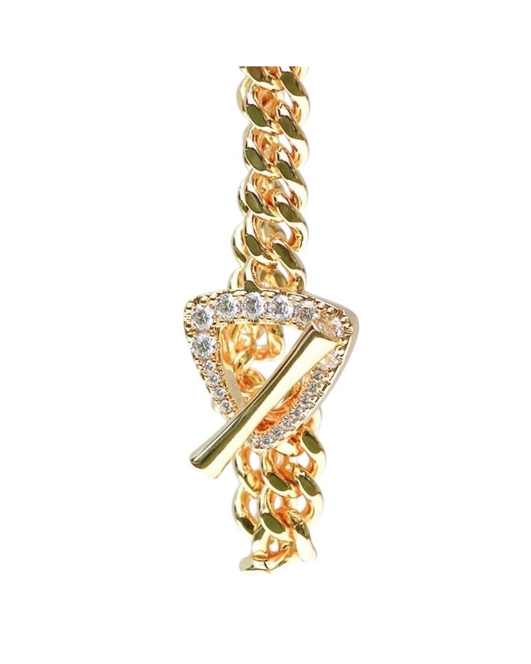 Native Gem Metallic Triomphe Bracelet- 14K Plate