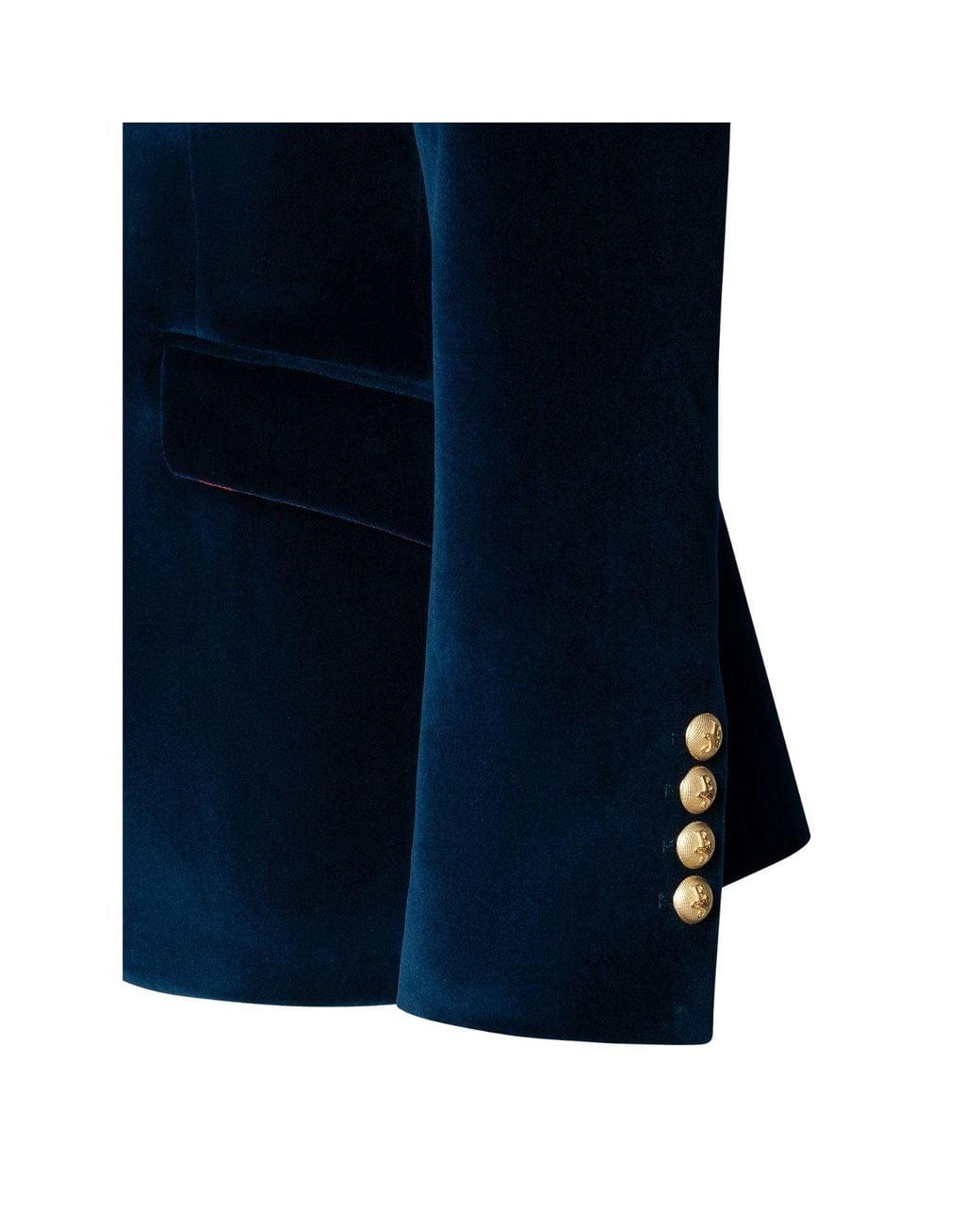 The Extreme Collection Blue Velvet Blazer Oliva