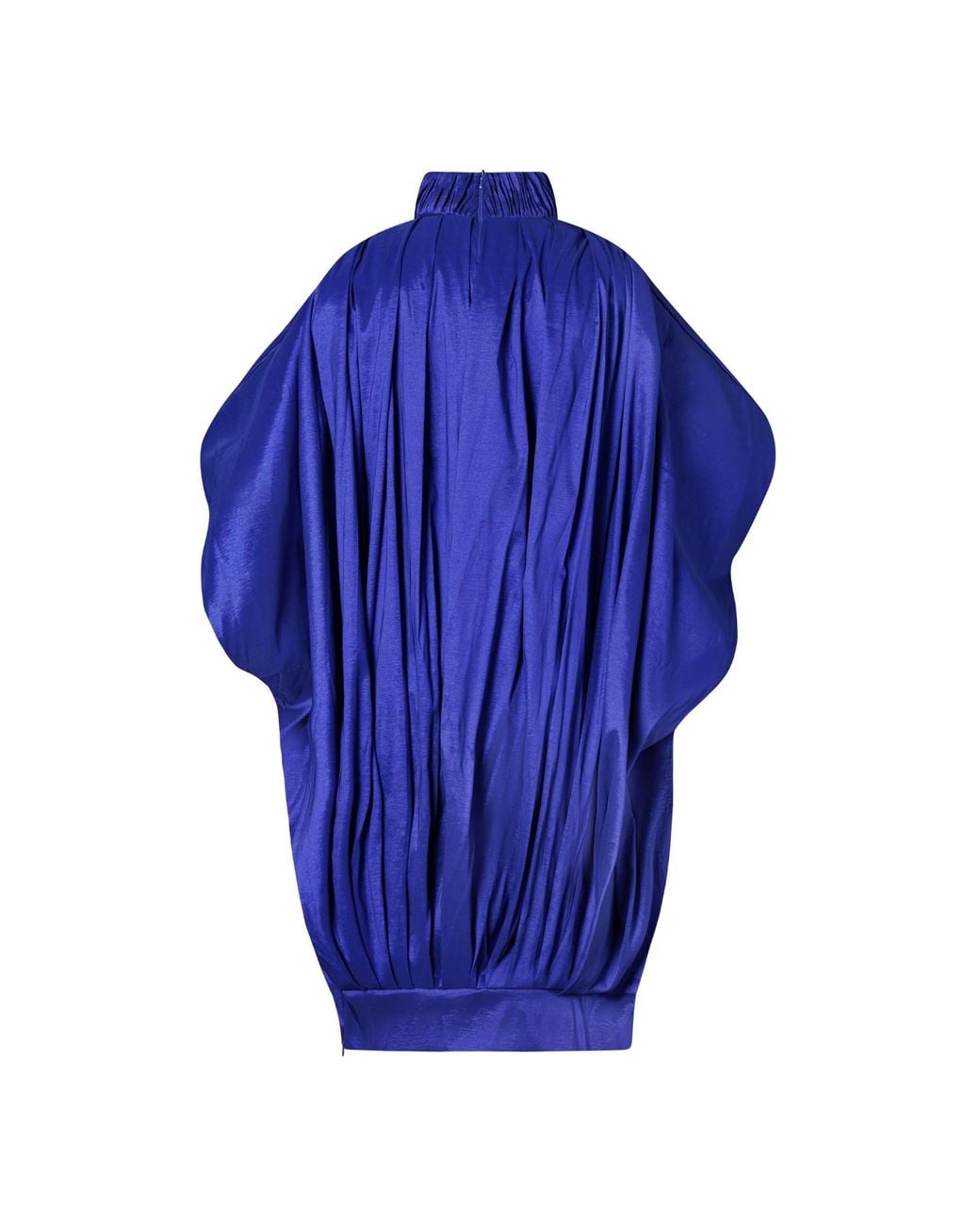 Chuks Collins Blue Tola Batwing Sleeve Dress