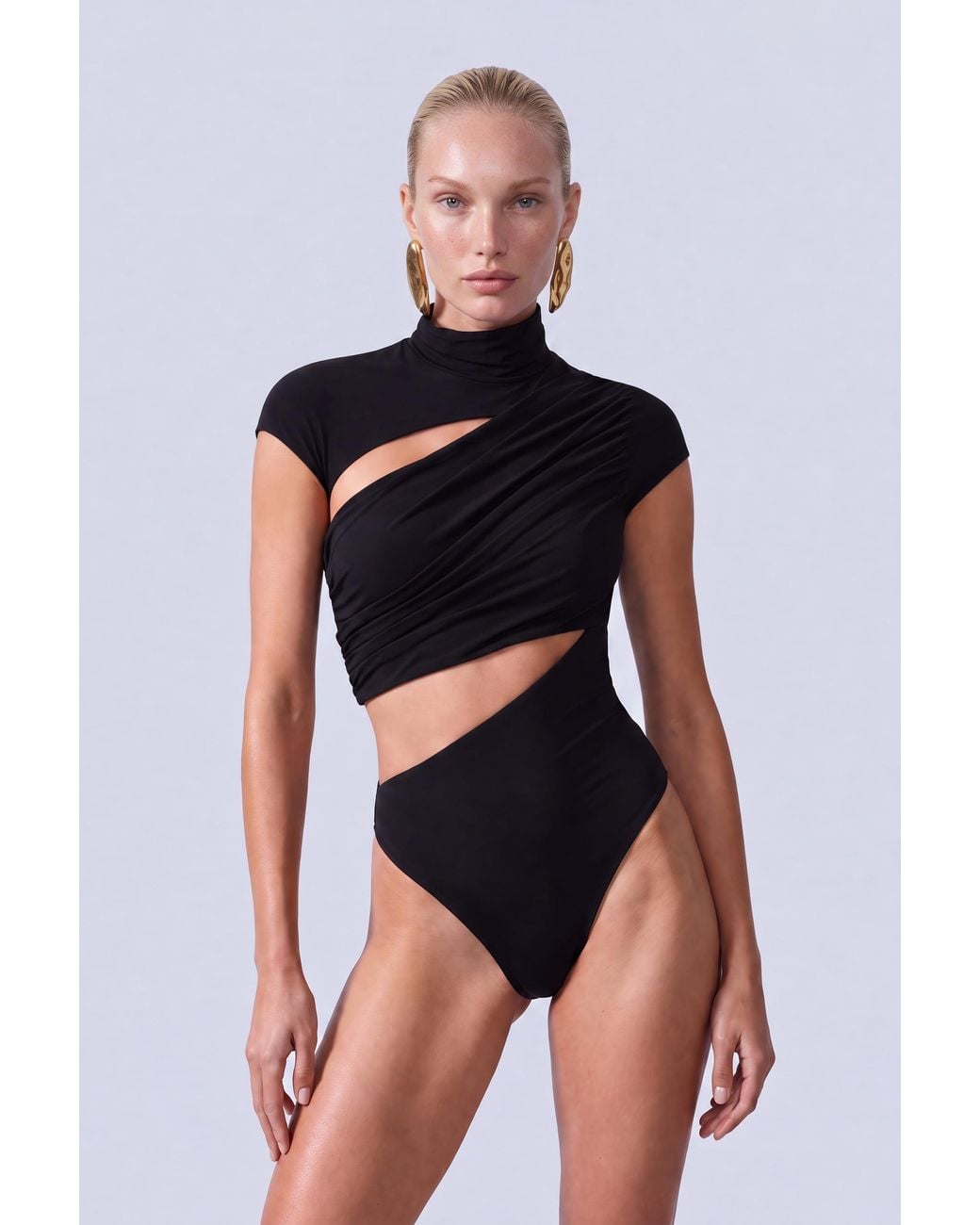 Room 24 Black Clara Bodysuit