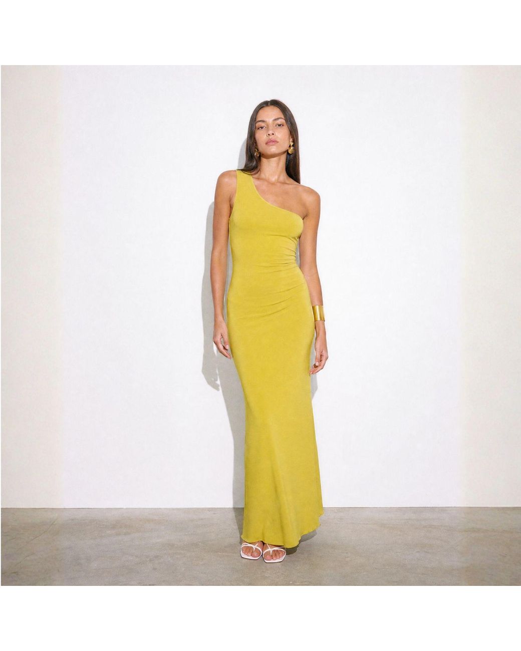 Alia Studio Yellow Séduction Maxi Dress