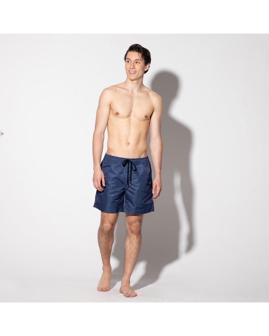 Maison Tangerine Blue Deep Swim Shorts for men