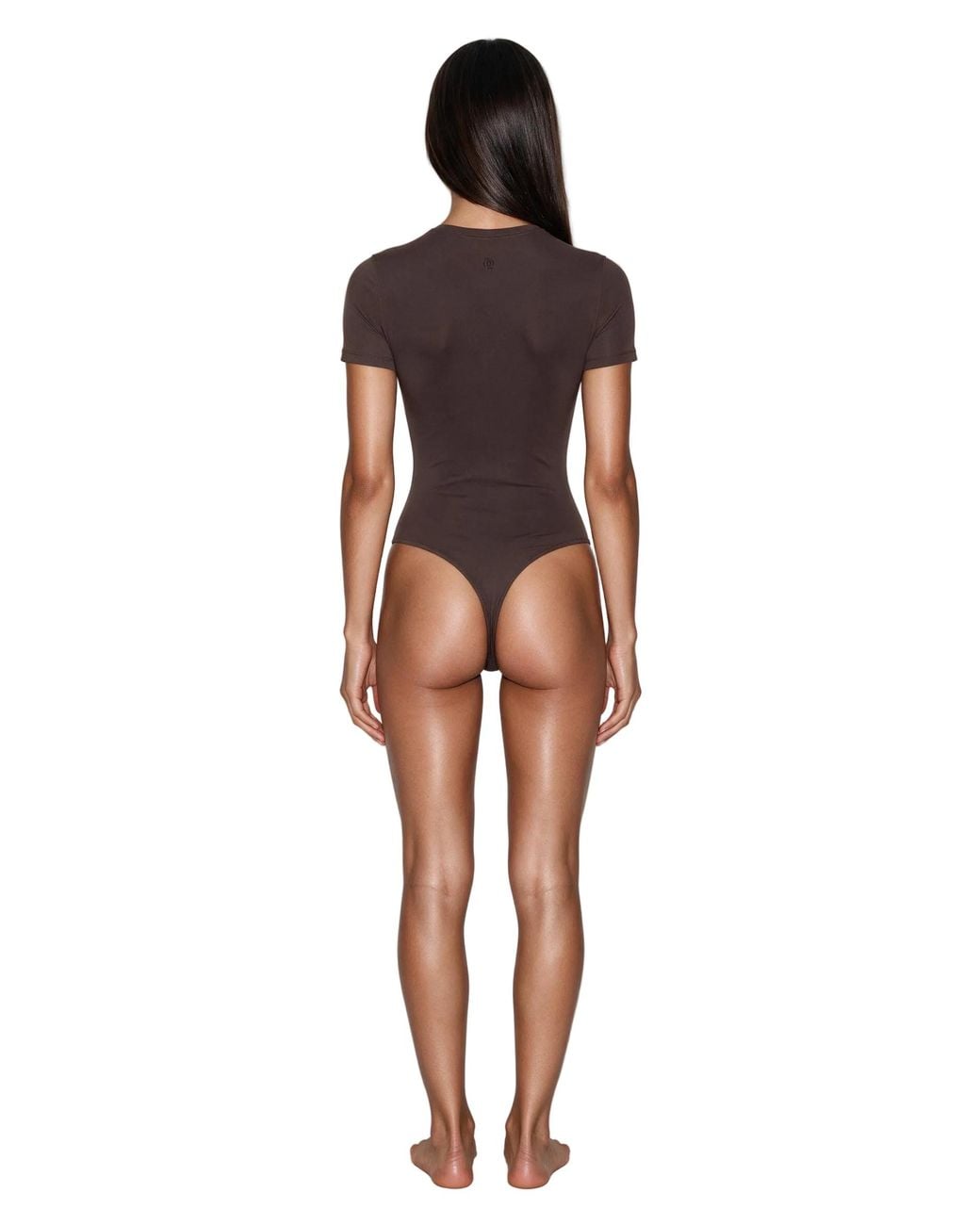 GOD SAVES QUEENS Brown Second Skin T-Shirt Bodysuit Doppio