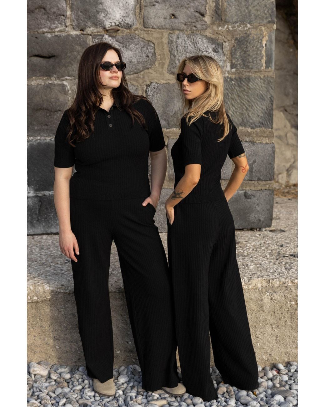 SALANIDA Blue Vera Ribbed Pants