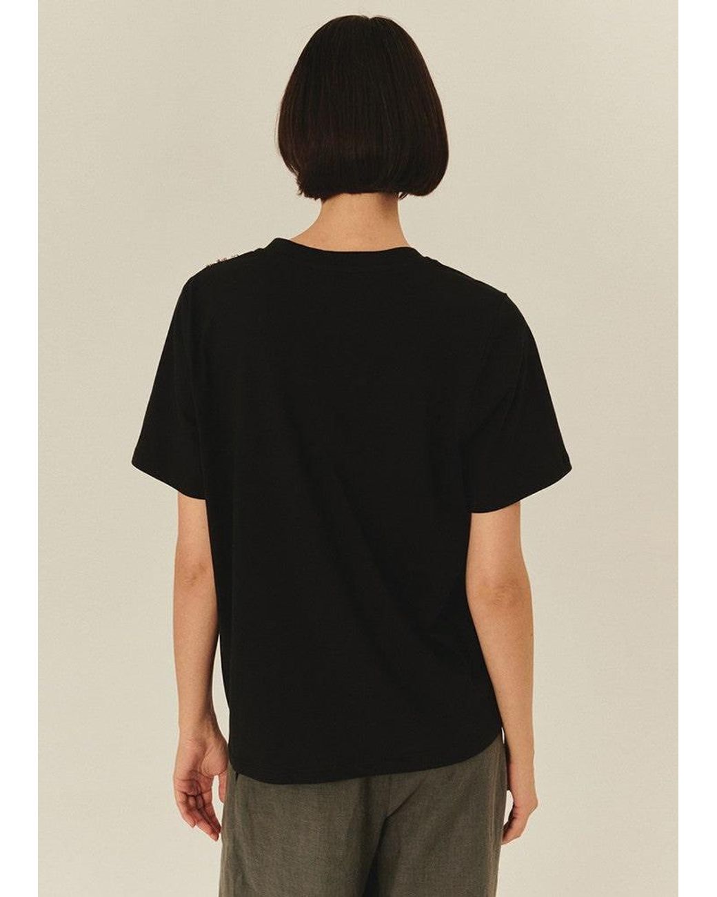 Exquise Black Mallory Tshirt