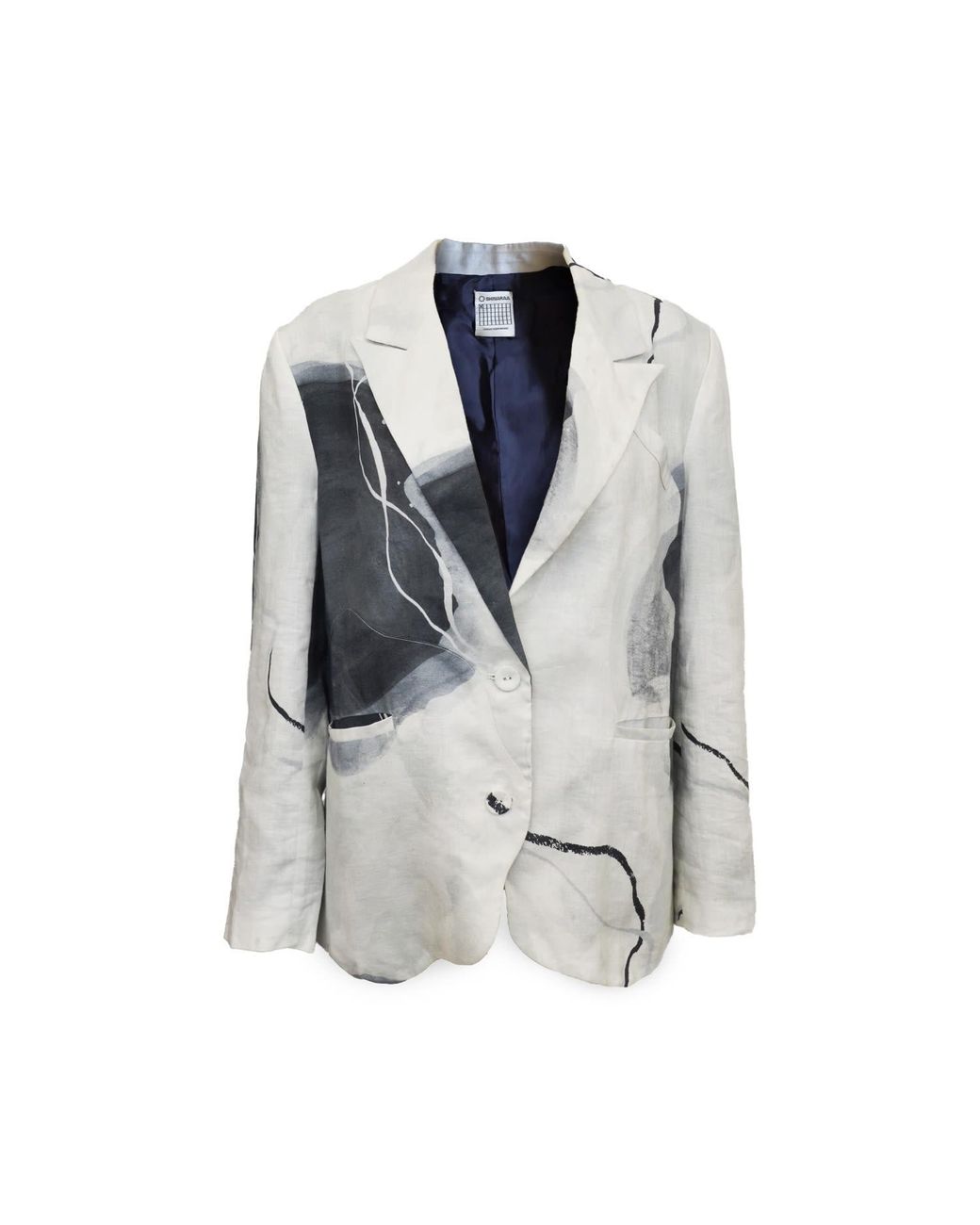 Shinaraa Blue Oversized Suit Jacket