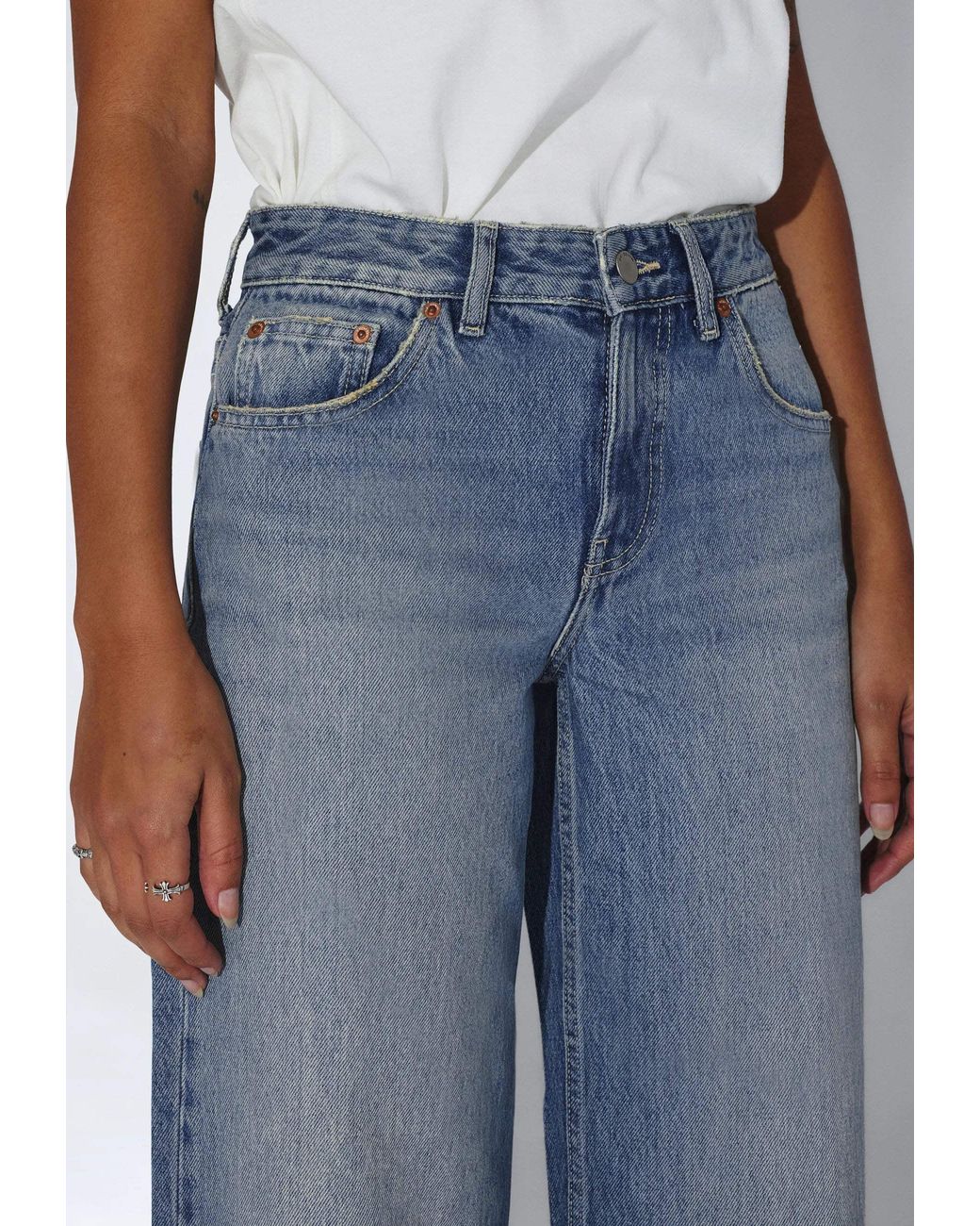 Dr. Denim Blue Rhue Low Wide