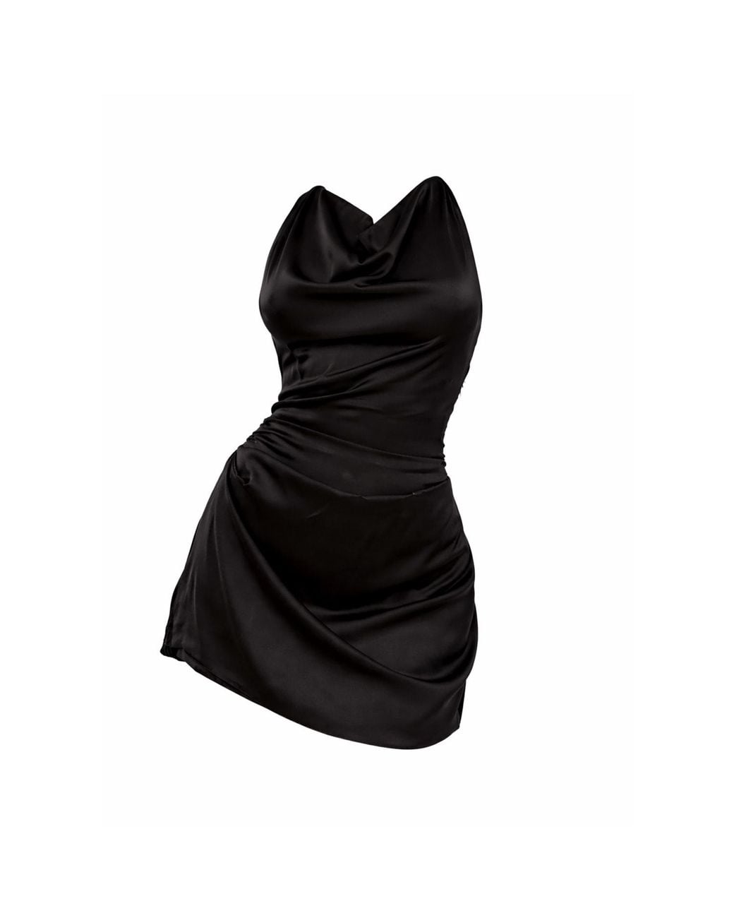 Mymokondo Black Curly House Satin Transformable Dress