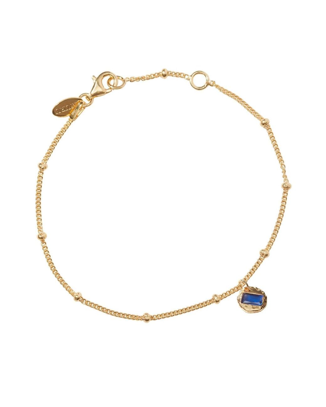 Muru Metallic September Birthstone Bracelet