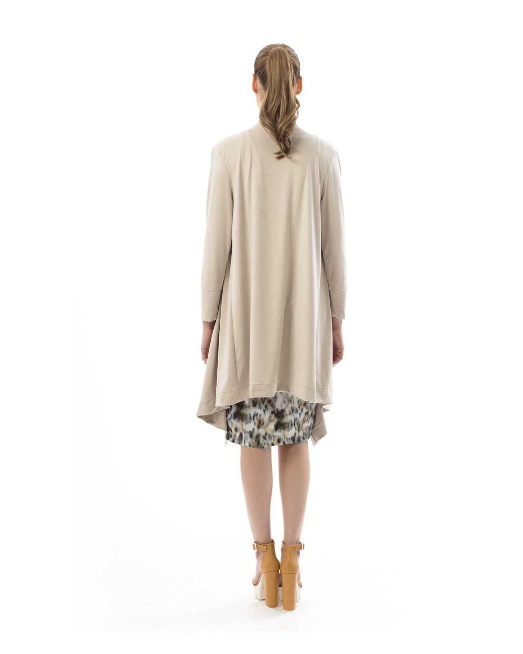 Conquista Natural Neutrals Open Front Cardigan