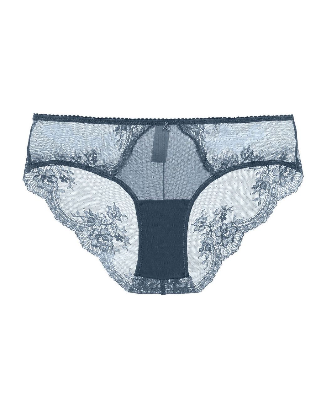 Amour D'agnette Blue Kim Stretch Lace & Mesh Cheeky- Jeans