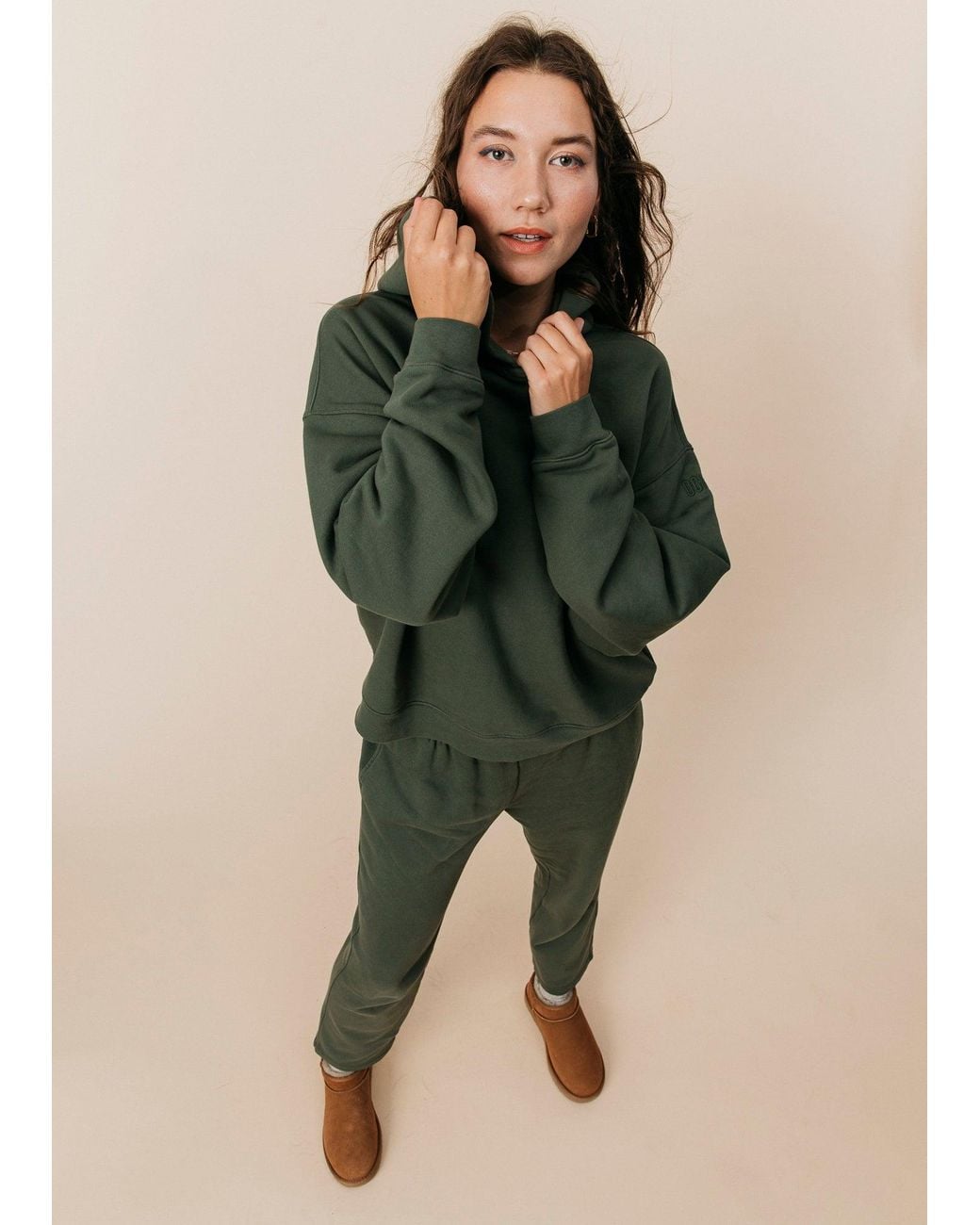 Ocio Leisurewear Green Cropped Pant